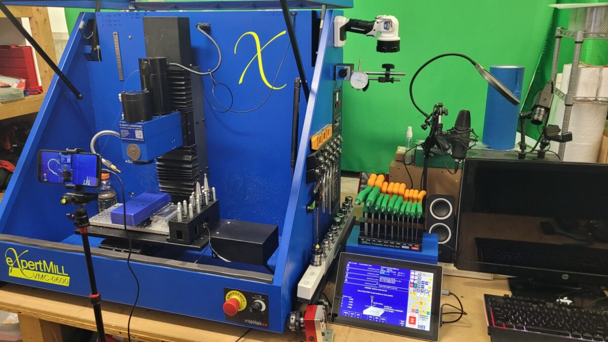 Intelitek eXpert Mill VMC-0600 4 Axis CNC Desktop Machining Center (UPGRADED) - Image 1